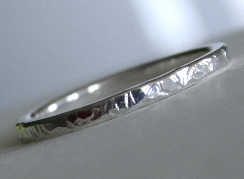 Bright Water Ring - Sterling Silver handcrafted ring by Julie A. Brown