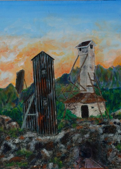 Exploring Cobalt 2 - Mining Head framesGiclee Reproduction