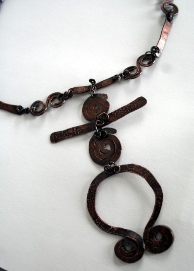 Spirit Journey - Recycled copper handcrafted necklace
