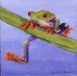 Tree Frog 3:  Hanging In  Giclee Reproduction