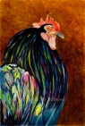 Who You Callin' Chicken 2 - Rooster archival Giclee reproduction